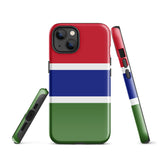 Gambia Gambian Flag iPhone Case 15 14 13 12 11 Pro Max Plus Mini Gift Travel Souvenir