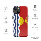 Funda para iPhone 15, 14, 13, 12, 11 Pro Max Plus Mini con bandera de Kiribati, regalo de recuerdo de viaje