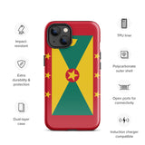 Grenada Grenadian Flag iPhone Case 15 14 13 12 11 Pro Max Plus Mini Gift Travel Souvenir