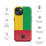 Guinea-Bissau Flag iPhone Case 15 14 13 12 11 Pro Max Plus Mini Gift Travel Souvenir