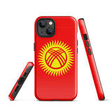Kyrgyzstan Kyrgyz Flag iPhone Case 15 14 13 12 11 Pro Max Plus Mini Gift Travel Souvenir