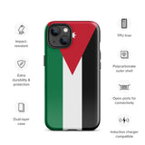 Funda para iPhone 15, 14, 13, 12, 11 Pro Max Plus Mini con bandera jordana, regalo de recuerdo de viaje
