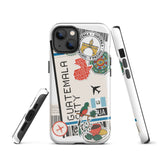 Guatemala Guatemalan Flag iPhone Case 15 14 13 12 11 Pro Max Plus Mini Travel Souvenir Tourist Beach Lover Food Patriot Gifts