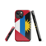 Antigua and Barbuda Flag iPhone case 15 14 13 12 11 Pro Max Plus Mini Antigua and Barbuda Bandana Map Gift Ideas