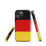 Deutschland Deutschland Flagge iPhone Hülle 15 14 13 12 11 Pro Max Plus Mini Geschenkideen Landkarte Skyline Geschenk für Sie Ihn Ideen Reise Souvenir