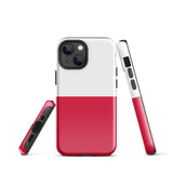 Polen Polska Polnische Flagge iPhone Hülle 15 14 13 12 11 Pro Max Plus Mini Geschenkideen Landkarte Geschenk für Sie Ihn Ideen Reise Souvenir