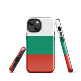 Bulgaria Bandera de Bulgaria Funda para iPhone 15 14 13 12 11 Pro Max Plus Mini Carcasa protectora rígida resistente y brillante de goma