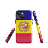 Andorra Flag iPhone Case 15 14 13 12 11 Pro Max Plus Mini Gift Ideas Country Map Skyline Gift For Her Him Ideas Travel  Souvenir