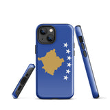 Kosovo Kosovar Flagge iPhone Hülle 15 14 13 12 11 Pro Max Plus Mini Geschenkideen Landkarte Skyline Geschenk für Sie Ihn Ideen Reise Souvenir