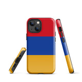 Funda para iPhone 15, 14, 13, 12, 11 Pro Max Plus Mini con bandera de Armenia, regalo de recuerdo de viaje