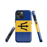 Funda para iPhone 15, 14, 13, 12, 11 Pro Max Plus Mini con bandera de Barbados, regalo de recuerdo de viaje