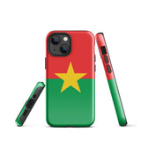 Funda para iPhone 15, 14, 13, 12, 11 Pro Max Plus Mini con bandera de Burkina Faso, regalo de recuerdo de viaje