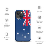 Australia Australian Flag iPhone Case 15 14 13 12 11 Pro Max Plus Mini Gift Travel Souvenir