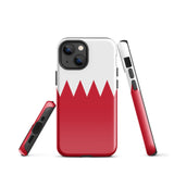 Funda para iPhone 15, 14, 13, 12, 11 Pro Max Plus Mini con bandera de Baréin, regalo de recuerdo de viaje