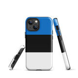 Funda para iPhone 15, 14, 13, 12, 11 Pro Max Plus Mini con bandera de Estonia, regalo de recuerdo de viaje