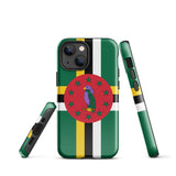 Dominica Dominican Flag iPhone Case 15 14 13 12 11 Pro Max Plus Mini Gift Travel Souvenir