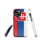 Funda para iPhone 15, 14, 13, 12, 11 Pro Max Plus Mini con bandera de Eslovaquia, regalo de recuerdo de viaje