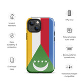 Funda para iPhone 15, 14, 13, 12, 11 Pro Max Plus Mini con bandera de Comoras, regalo de recuerdo de viaje