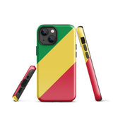 Funda para iPhone 15, 14, 13, 12, 11 Pro Max Plus Mini con bandera del Congo, regalo de recuerdo de viaje