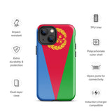 Funda para iPhone 15, 14, 13, 12, 11 Pro Max Plus Mini con bandera de Eritrea, regalo de recuerdo de viaje