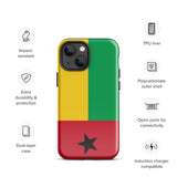 Guinea-Bissau Flag iPhone Case 15 14 13 12 11 Pro Max Plus Mini Gift Travel Souvenir