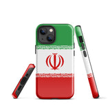 Iran Iranian Flag iPhone Case 15 14 13 12 11 Pro Max Plus Mini Gift Travel Souvenir