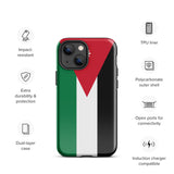 Funda para iPhone 15, 14, 13, 12, 11 Pro Max Plus Mini con bandera jordana, regalo de recuerdo de viaje