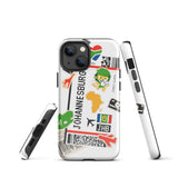 Johannesburg Südafrika Afrikanische Flagge iPhone Hülle 15 14 13 12 11 Pro Max Plus Mini Geschenk Reise Souvenir