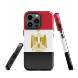 Funda para iPhone con la bandera de Egipto 15, 14, 13, 12 y 11 Pro Max Plus Mini Ideas para regalos Mapa del país Horizonte Regalo para ella Ideas para él Recuerdo de viaje