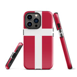 Denmark Danish Flag iPhone Case 15 14 13 12 11 Pro Max Plus Mini Gift Ideas Country Map Skyline Gift For Her Him Ideas Travel  Souvenir