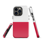 Polen Polska Polnische Flagge iPhone Hülle 15 14 13 12 11 Pro Max Plus Mini Geschenkideen Landkarte Geschenk für Sie Ihn Ideen Reise Souvenir