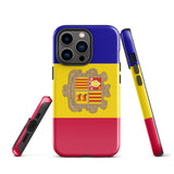Andorra Flag iPhone Case 15 14 13 12 11 Pro Max Plus Mini Gift Ideas Country Map Skyline Gift For Her Him Ideas Travel  Souvenir