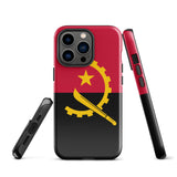 Angola Angolanische Flagge iPhone Hülle 15 14 13 12 11 Pro Max Plus Mini Geschenk Reise Souvenir