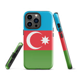 Azerbaijan Azerbaijani Flag iPhone Case 15 14 13 12 11 Pro Max Plus Mini Gift Travel Souvenir