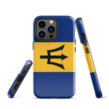 Funda para iPhone 15, 14, 13, 12, 11 Pro Max Plus Mini con bandera de Barbados, regalo de recuerdo de viaje