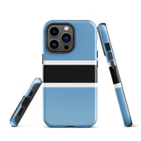 Funda para iPhone 15, 14, 13, 12, 11 Pro Max Plus Mini con bandera de Botsuana, regalo de recuerdo de viaje