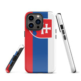 Funda para iPhone 15, 14, 13, 12, 11 Pro Max Plus Mini con bandera de Eslovaquia, regalo de recuerdo de viaje