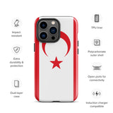 Funda para iPhone 15, 14, 13, 12, 11 Pro Max Plus Mini con la bandera de Chipre del Norte, regalo de recuerdo de viaje