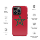Morocco Moroccan Flag iPhone Case 15 14 13 12 11 Pro Max Plus Mini Gift Travel Souvenir