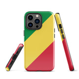Funda para iPhone 15, 14, 13, 12, 11 Pro Max Plus Mini con bandera del Congo, regalo de recuerdo de viaje