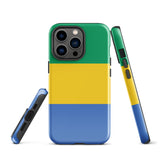 Funda para iPhone 15, 14, 13, 12, 11 Pro Max Plus Mini con bandera de Gabón, regalo de recuerdo de viaje