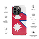 Nepal Nepalese Flag iPhone Case 15 14 13 12 11 Pro Max Plus Mini Gift Travel Souvenir