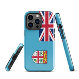 Fiji Flag iPhone Case 15 14 13 12 11 Pro Max Plus Mini Gift Travel Souvenir