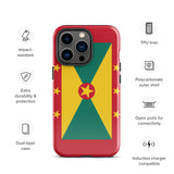 Grenada Grenadian Flag iPhone Case 15 14 13 12 11 Pro Max Plus Mini Gift Travel Souvenir