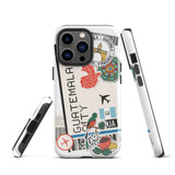 Guatemala Guatemalan Flag iPhone Case 15 14 13 12 11 Pro Max Plus Mini Travel Souvenir Tourist Beach Lover Food Patriot Gifts