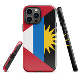 Antigua and Barbuda Flag iPhone case 15 14 13 12 11 Pro Max Plus Mini Antigua and Barbuda Bandana Map Gift Ideas