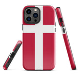 Denmark Danish Flag iPhone Case 15 14 13 12 11 Pro Max Plus Mini Gift Ideas Country Map Skyline Gift For Her Him Ideas Travel  Souvenir