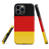 Deutschland Deutschland Flagge iPhone Hülle 15 14 13 12 11 Pro Max Plus Mini Geschenkideen Landkarte Skyline Geschenk für Sie Ihn Ideen Reise Souvenir