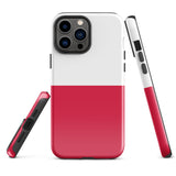 Polen Polska Polnische Flagge iPhone Hülle 15 14 13 12 11 Pro Max Plus Mini Geschenkideen Landkarte Geschenk für Sie Ihn Ideen Reise Souvenir