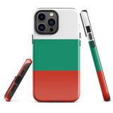 Bulgaria Bandera de Bulgaria Funda para iPhone 15 14 13 12 11 Pro Max Plus Mini Carcasa protectora rígida resistente y brillante de goma